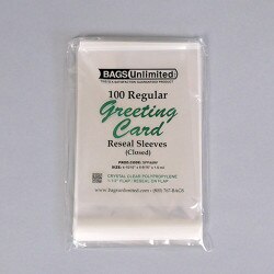 Clear Poly Sleeve for Single A6 Car